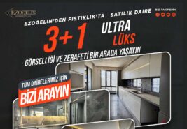Gaziantep Fıstıklık’ta Site İçerisinde Ultra Lüks 3+1 Satılık Daire