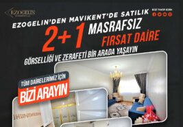 Ezogelin’den Mavikent Mahallesi’nde 2+1 Bakımlı Satılık Daire!
